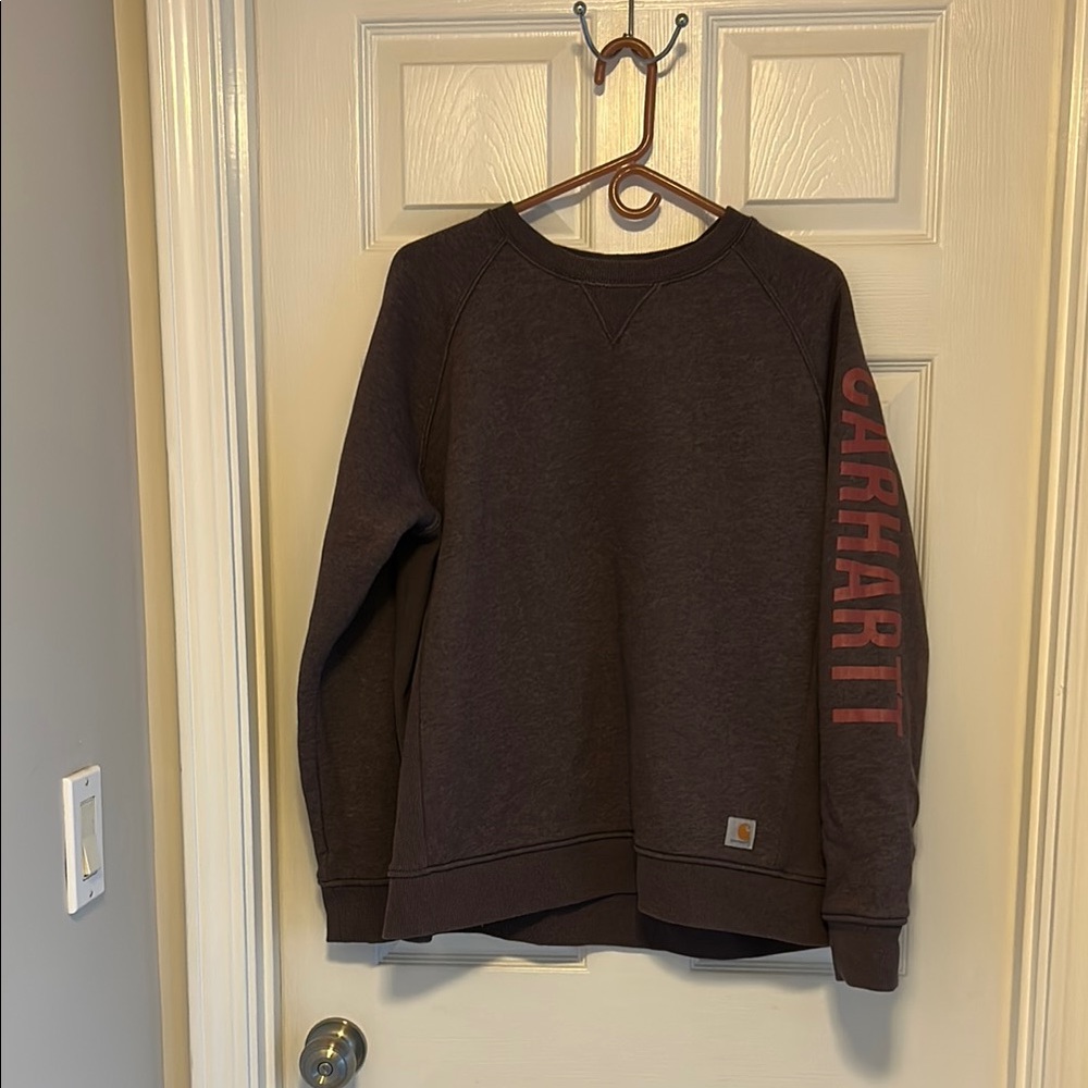 Carhartt Black Crewneck Sweater Casual Essential